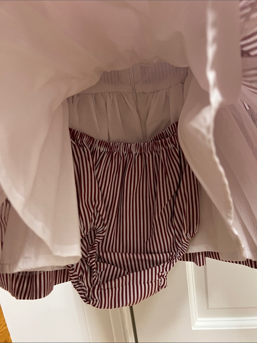 Edgehill Collection Christmas Samantha Candy Stripe Party Dress - Size 9M - Picture 9 of 9